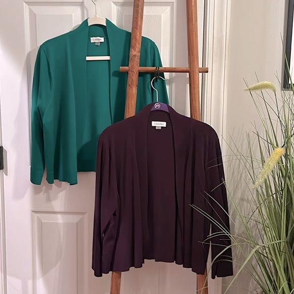 Calvin Klein Women’s Lightweight, Cropped, Open Front Cardigan, Size 3X - Picture 7 of 8